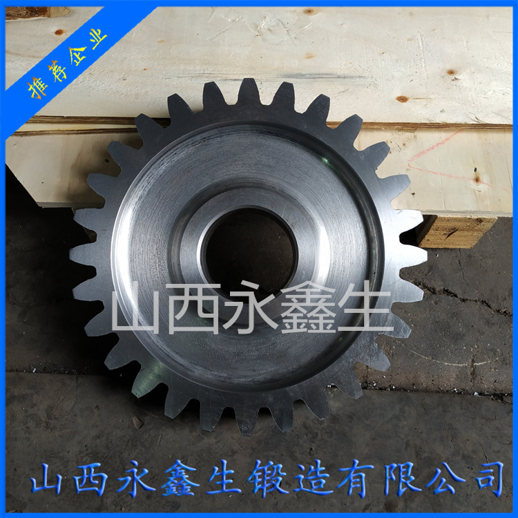 鍛造單杠圓錐破碎機齒輪鍛件